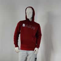 Hoodie Rot, wei&szlig;e Outlin auf der Brust