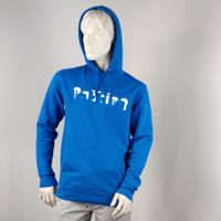 Hoodie Royal Blau, wei&szlig;e Schift &uuml;berblendet II